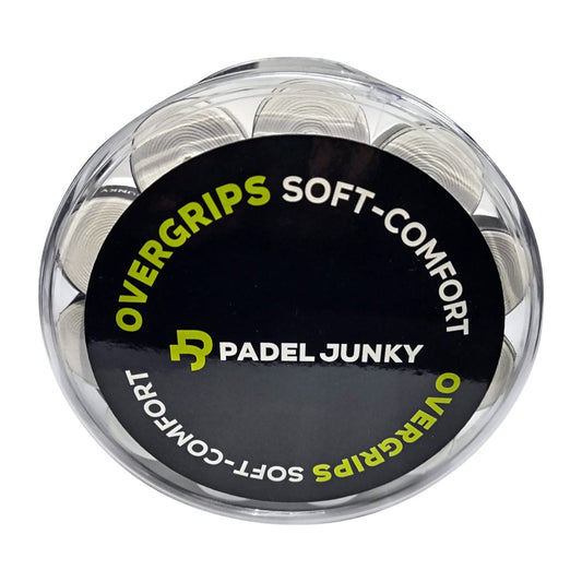 Caja X60 Padel Junky Overgrip Soft-Comfort Blanco Liso