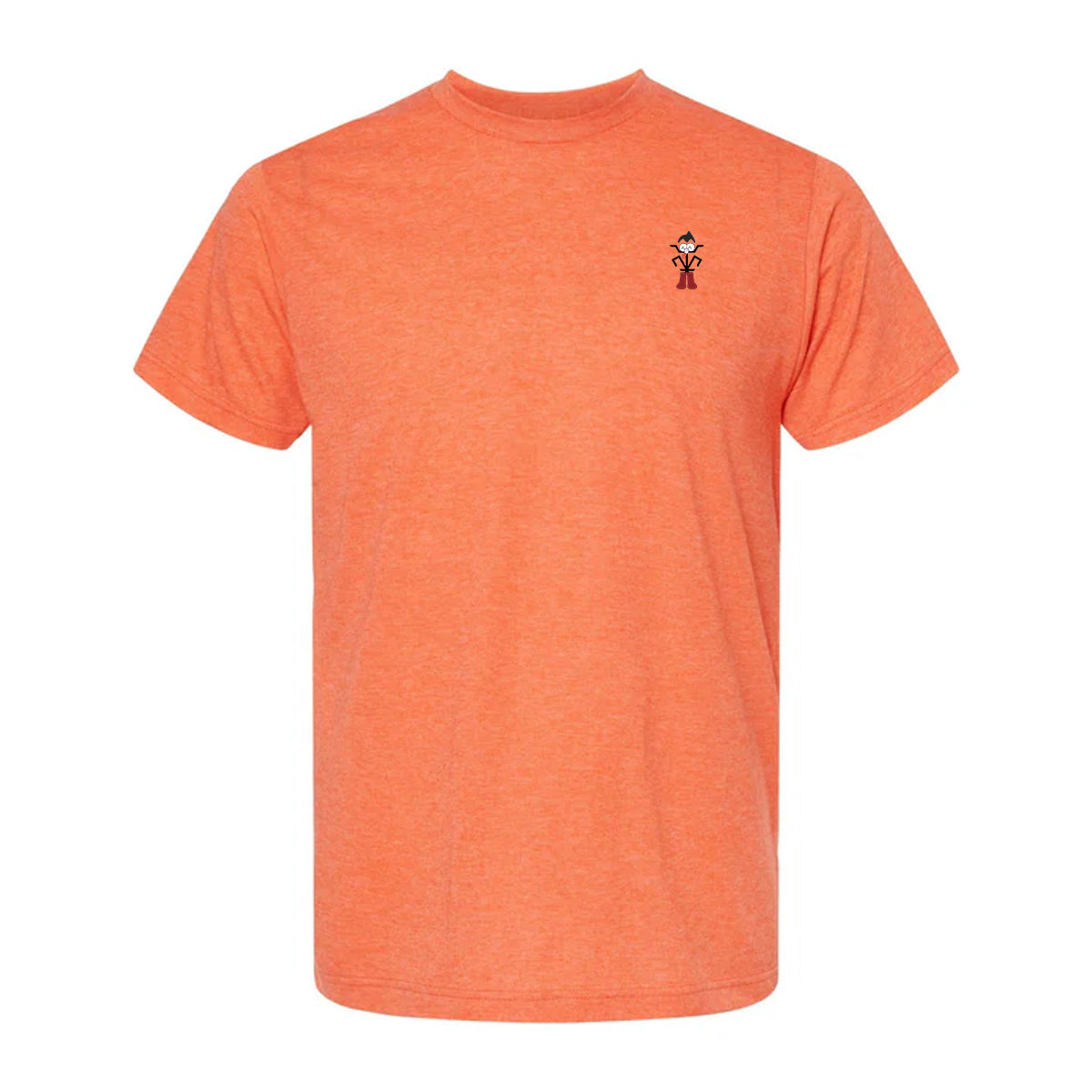 Playera Deportiva Lito Astro Naranja Jaspeado