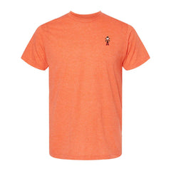 Playera Deportiva Lito Astro Naranja Jaspeado