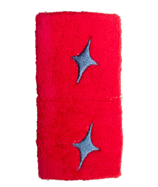 Muñequera Starvie Roja Estrella Azul (2 pzs)